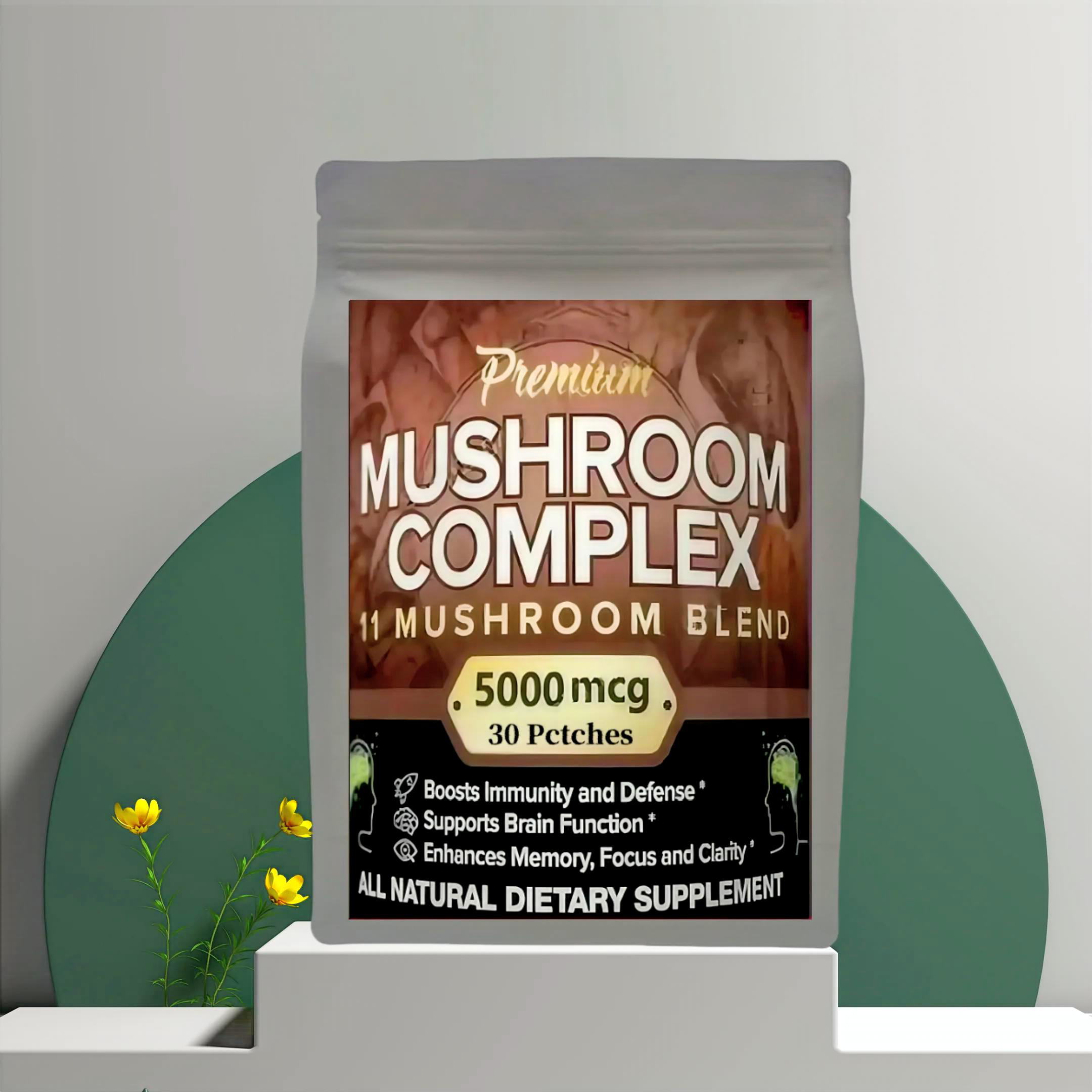 Tidesmit collection of adaptogen mushroom coffee blends featuring Lion's Mane, Reishi, and Cordyceps extracts