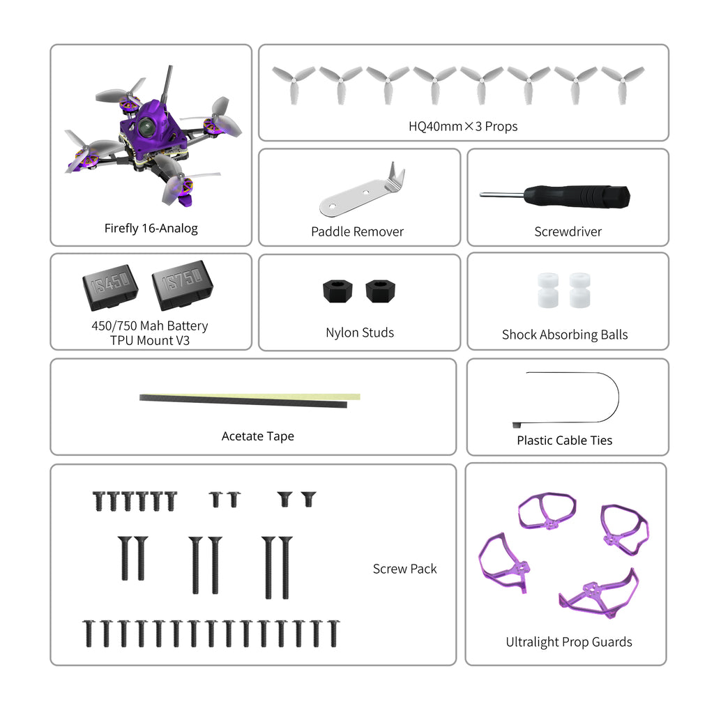 Flywoo Firefly Nano Tiny Drone 1S ELRS - Precision FPV Flight Control Tidesmit