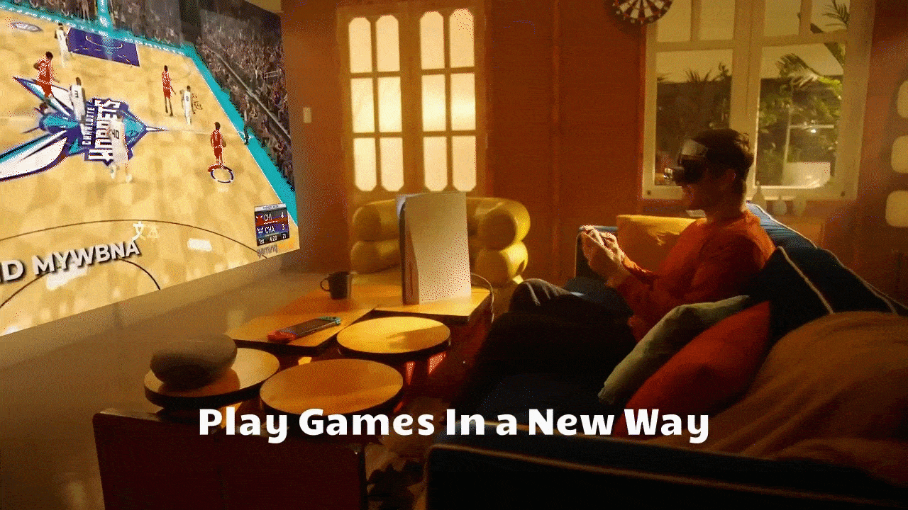 5K VR Headset for PC Gaming with Giant Screen Display - Tidesmit Tidesmit