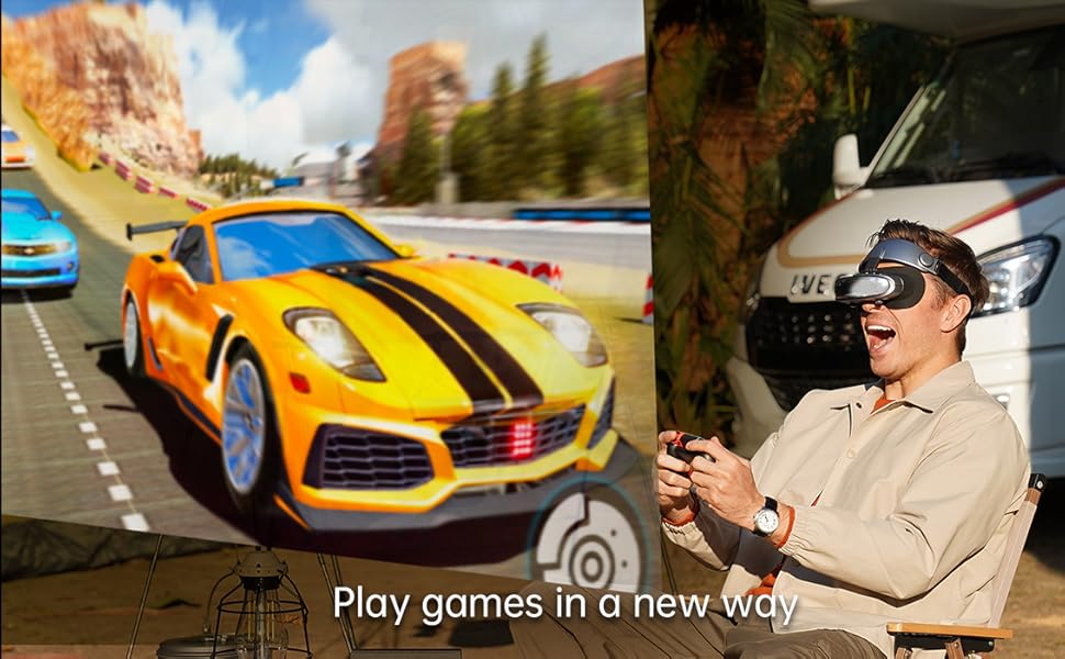 5K VR Headset for PC Gaming with Giant Screen Display - Tidesmit Tidesmit