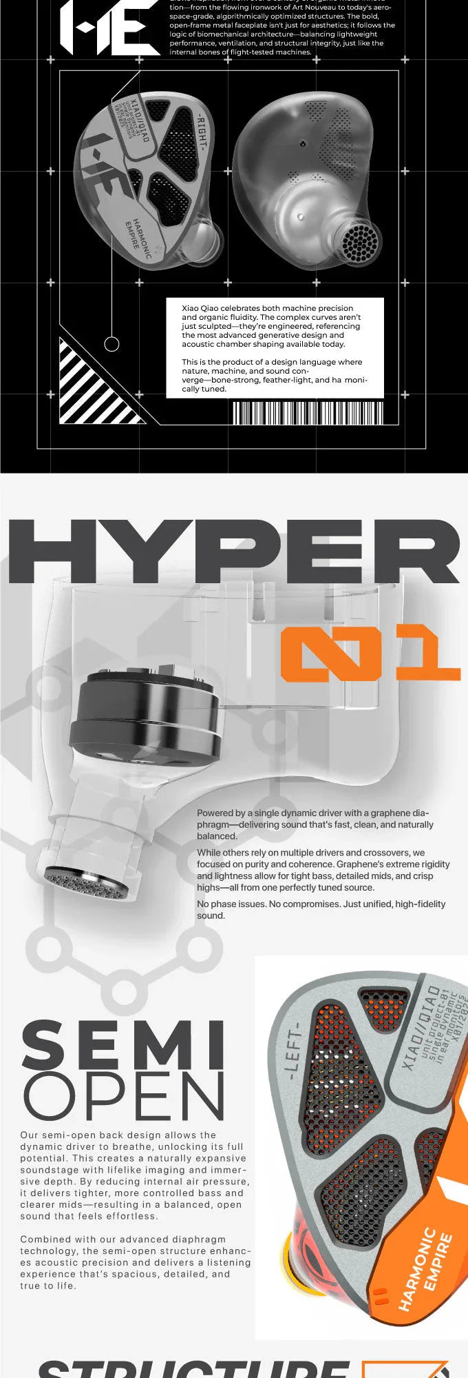 Hi-Fi In-Ear Monitors | Dynamic Driver Wired Earbuds by Tidesmit Tidesmit