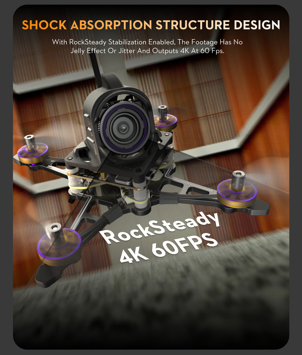 Tiny Whoop 1S O4 FPV Camera Drone with ELRS 2.4g System Tidesmit