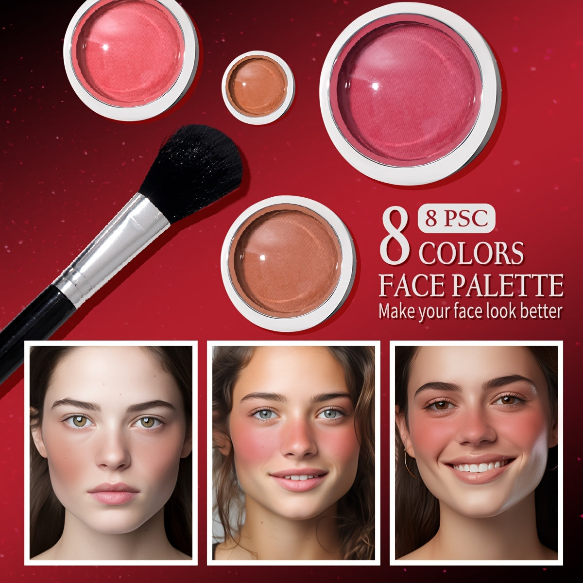 Multifunctional Luxury Makeup Gift - Full Set of Makeup for Beginners and Professional Makeup Artists, Including Eyeshadow, Lipstick, Blush, Foundation, Highlighter, and Brushes | High Quality, Convenient for Holiday Gifts/Tr Tidesmit