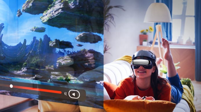 5K VR Headset for PC Gaming with Giant Screen Display - Tidesmit Tidesmit