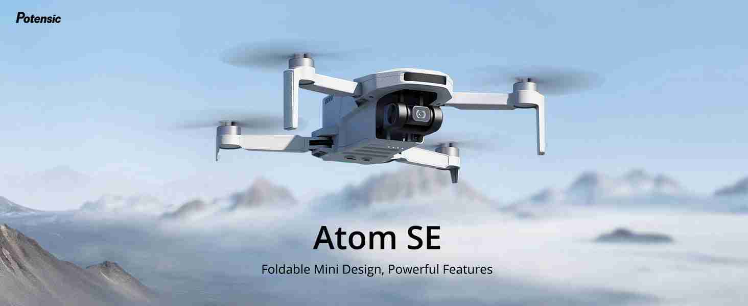 4K GPS Camera Drone | 249g Lightweight | 4km Range | 2 Battery Kit Tidesmit