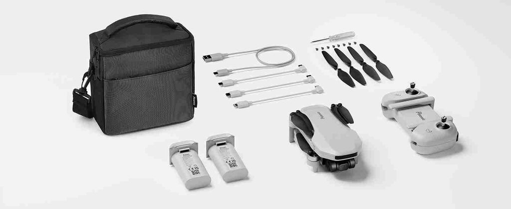 4K GPS Camera Drone | 249g Lightweight | 4km Range | 2 Battery Kit Tidesmit