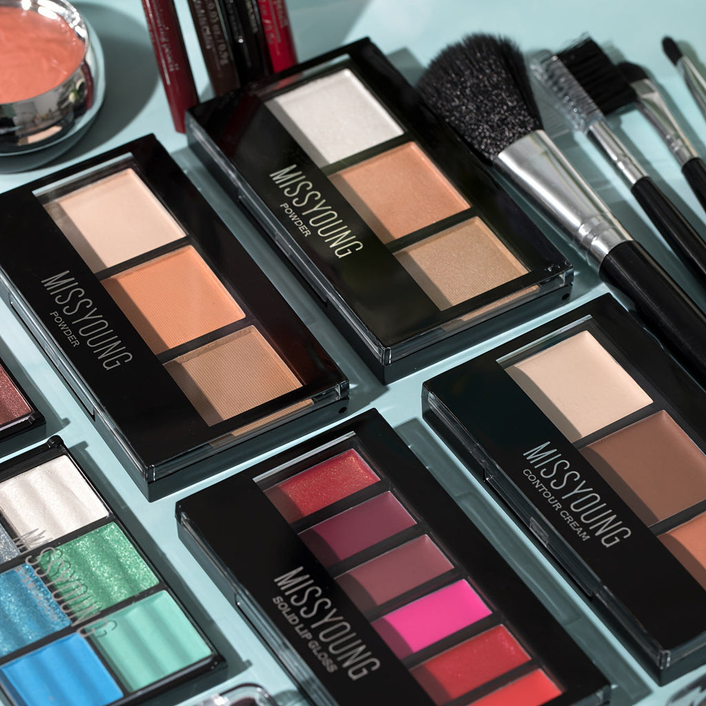 106pcs Professional Makeup Kit - Multi-Functional Cosmetic Set with Eyeshadow, Lipstick, Mascara, Brushes & More - Ideal Gift for Makeup Artists, Perfect for Halloween, Christmas, and Black Friday Tidesmit