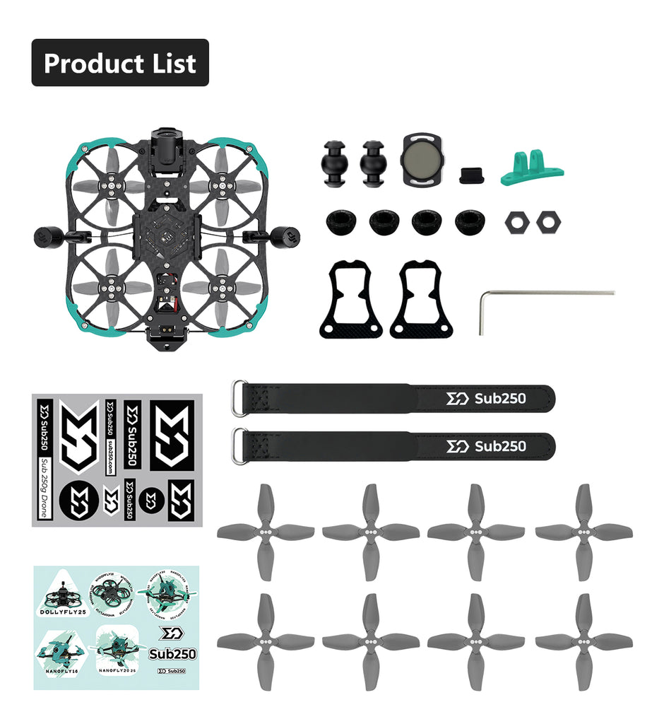 2 Inch FPV Cinewhoop Drone HD O4 Pro 4S 1304 6000KV | Tidesmit Tidesmit