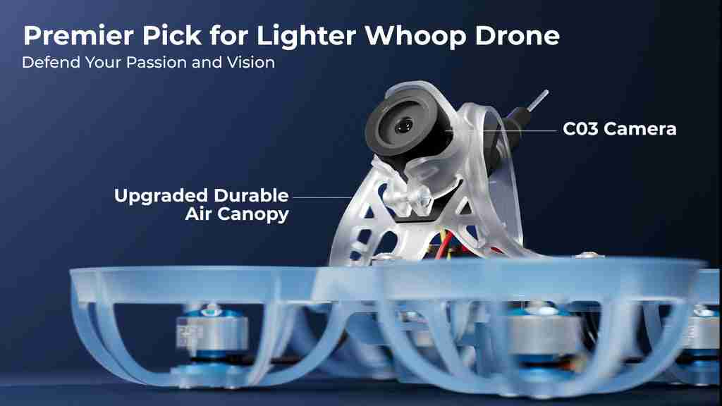 BETAFPV Air75 Brushless Whoop Quadcopter ELRS 2.4G FPV Drone Tidesmit