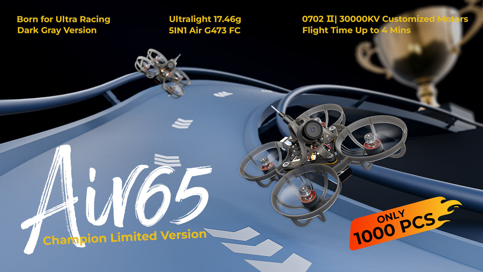 BETAFPV Air65 Brushless Whoop Drone - Lightweight FPV Racing Performance Tidesmit