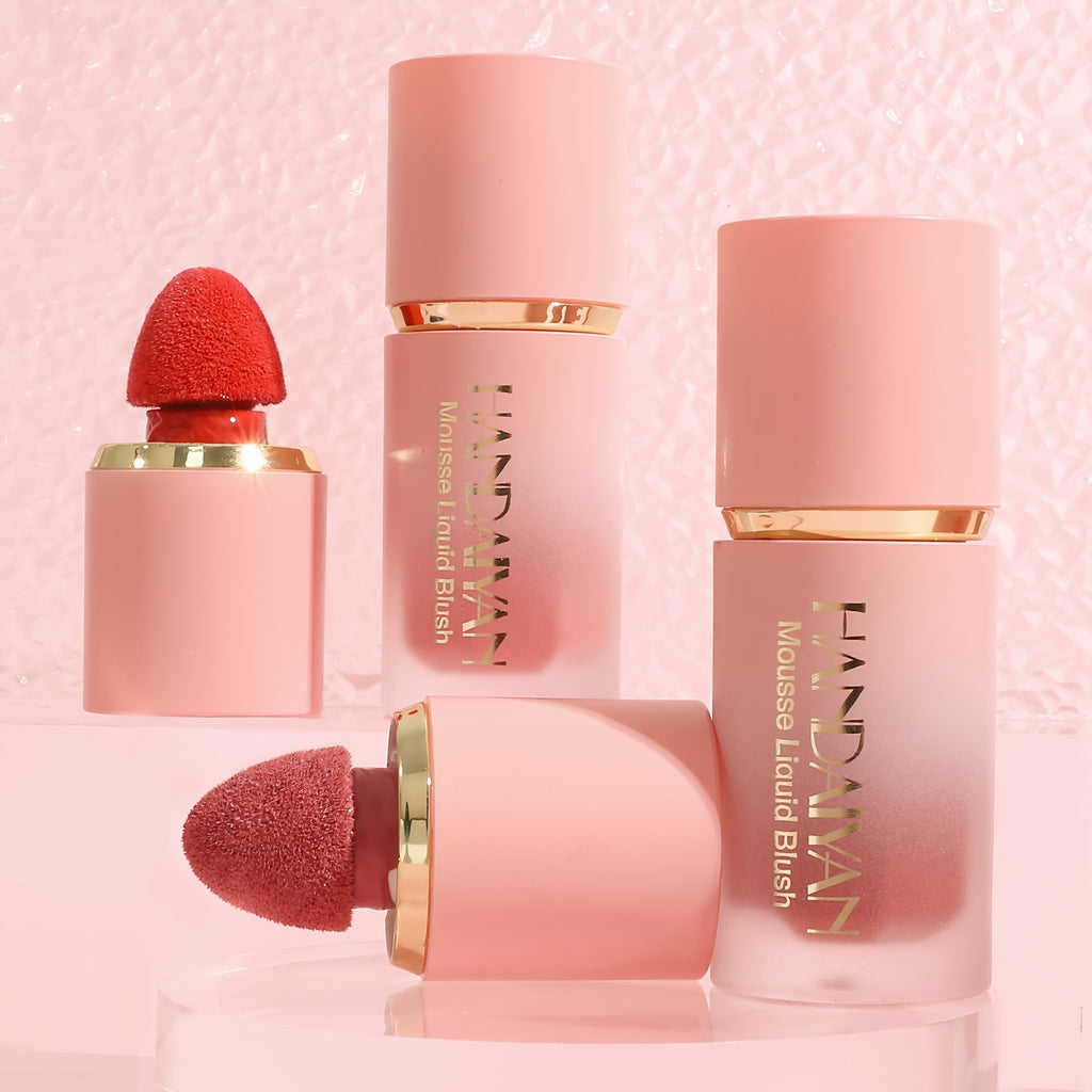 Liquid Cream Blush Set - Long-Lasting Matte Finish, 2-Piece Kit Permanent Makeup Machines Tidesmit