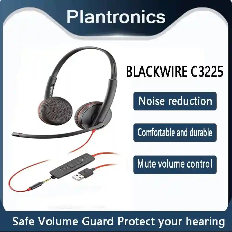 Wireless Headphones with Active Noise Cancellation - C3225 Black C3225 Black Tidesmit