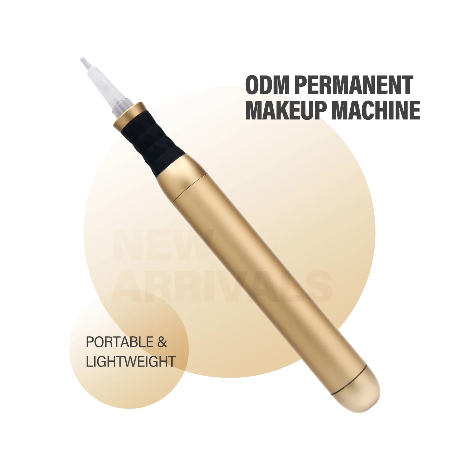 Gold PMU Machine for Permanent Makeup - Eyebrow & Lip Microblading Pen Permanent Makeup Machines Tidesmit