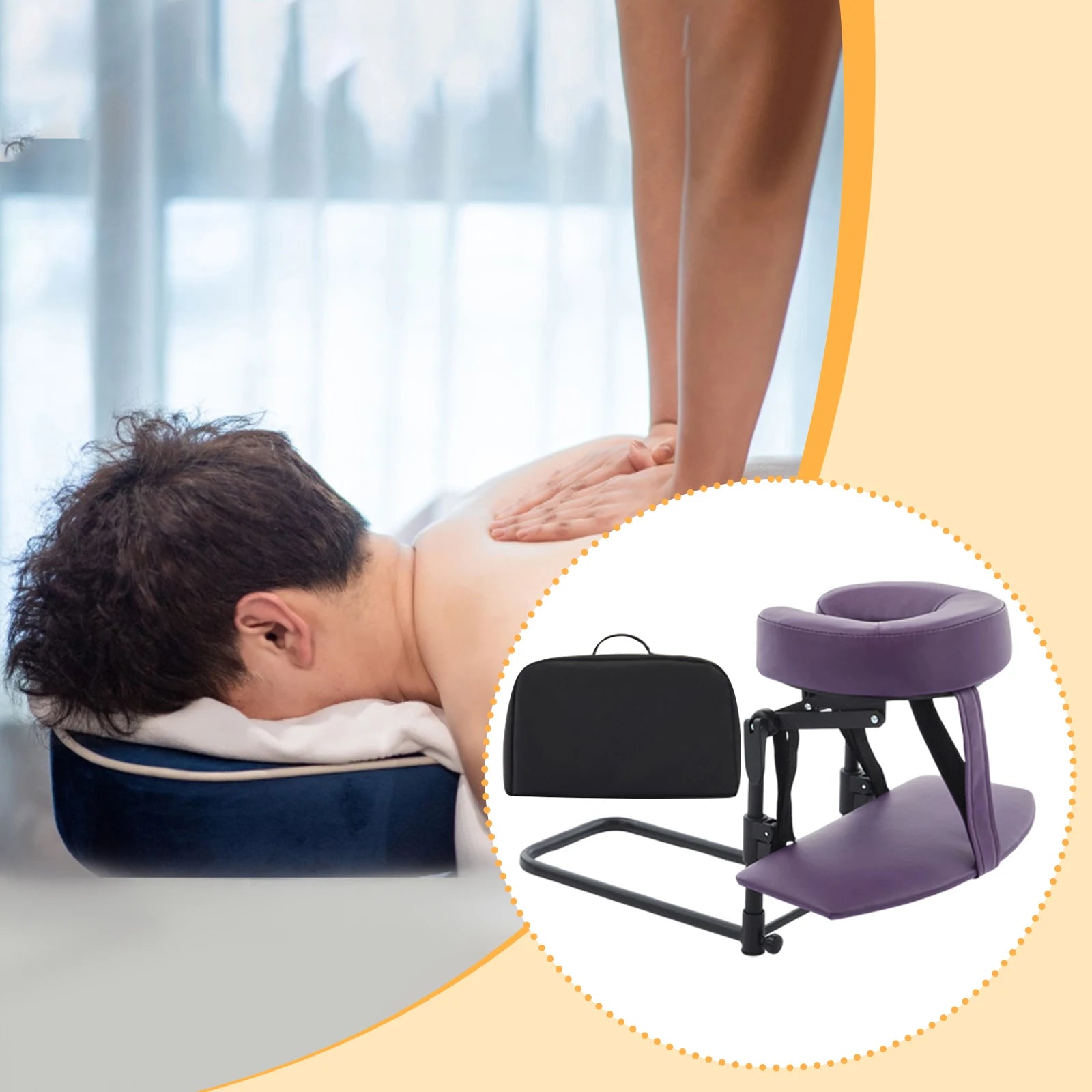 Portable Neck Massager for Cervical Relief | Ergonomic Relaxation Tool Relaxation Treatment Tidesmit