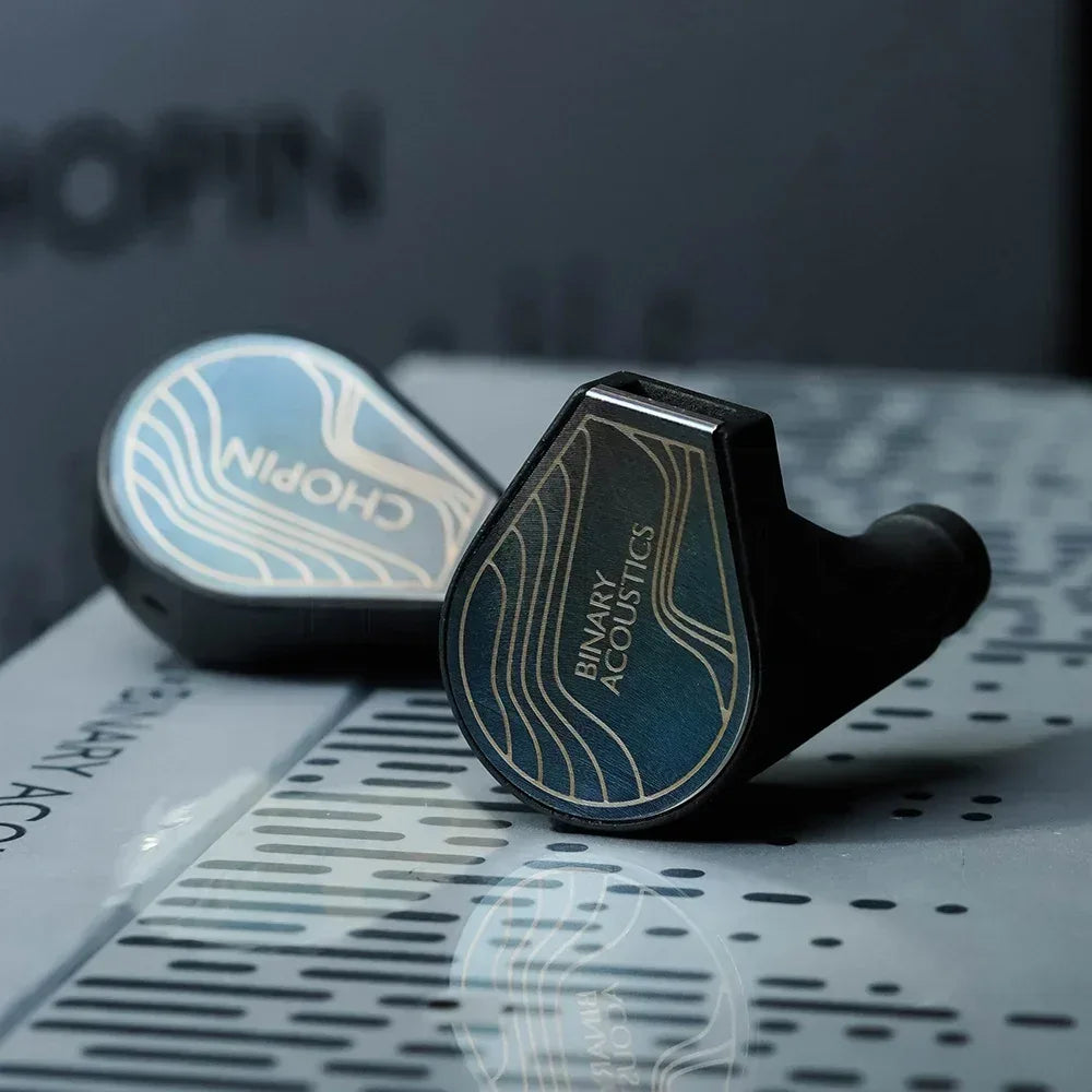 Binary Gizaudio Chopin IEMs | 1DD+3BA Hybrid HiFi Earphones | Tidesmit Tidesmit