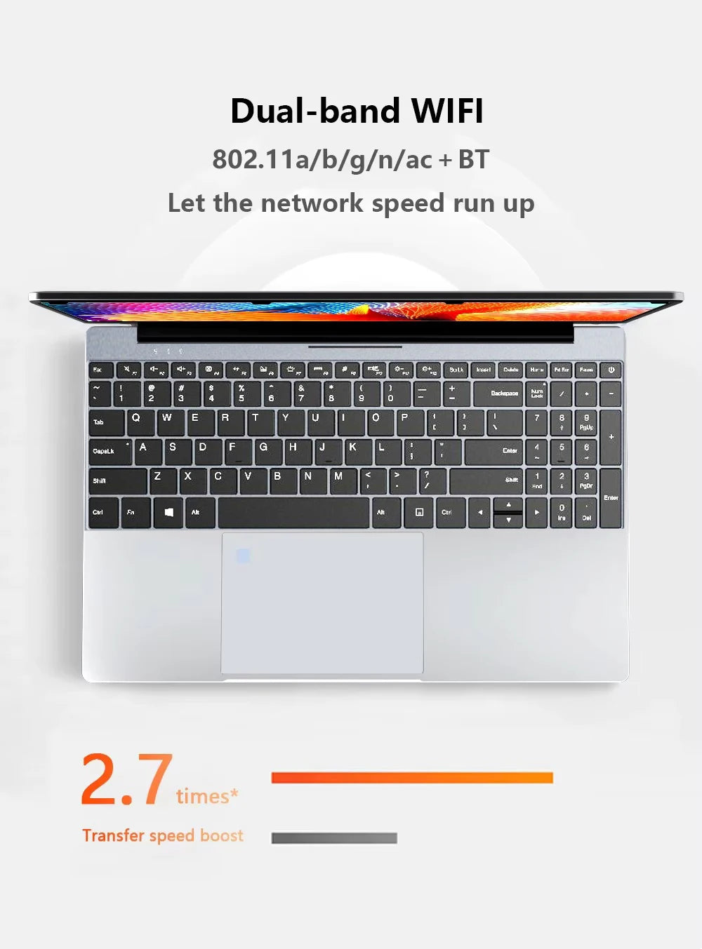 Windows 11 15.6" Ultra Slim Portable Laptop intel Core  i9-9900U 16GB RAM 1TB 2TB SSD Fingerprint Office Gaming Laptop PC