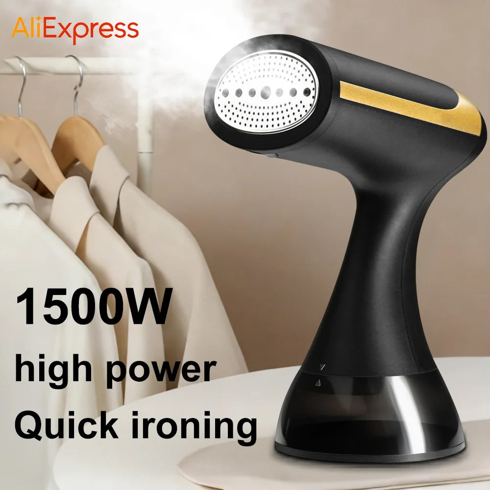 Tidesmit portable mini handheld garment steam iron for quick wet and dry ironing of travel clothes