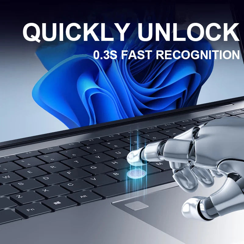 15.6" Windows 11 Pro Laptop Computer Intel Core i9 10980HK 16GB 1TB Laptops Office Computer Fingerprint Unlock Notebook PC