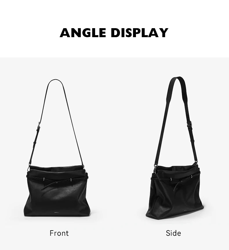 BAFELLI Underarm Tote Bag - Soft Travel Bag-Inspired Leather Crossbody for Women Compact Design Lightweight Shoulder Purse