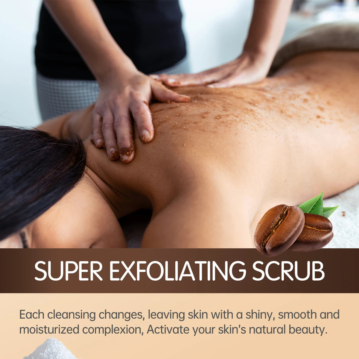 Coffee Body Scrub for Deep Exfoliation and Pore Cleansing - 250ml Scrubs Treatments Tidesmit