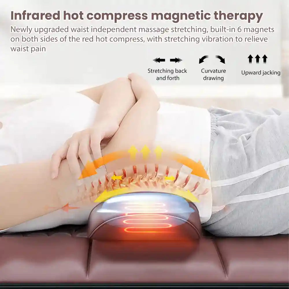 Full Body Massage Mat with Heat - Portable Home Spa Treatment Relaxation Treatment Tidesmit
