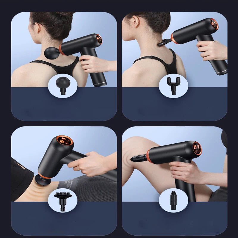 Tidesmit Percussive Therapy Massage Gun - Deep Tissue Muscle Recovery Fascia Gun Tidesmit