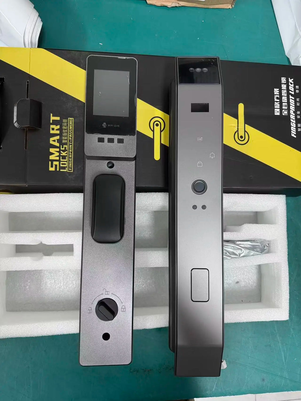 Wishome WiFi APP Smart Door Lock 3D Face Recognition Fingerprint Electronic Door Lock