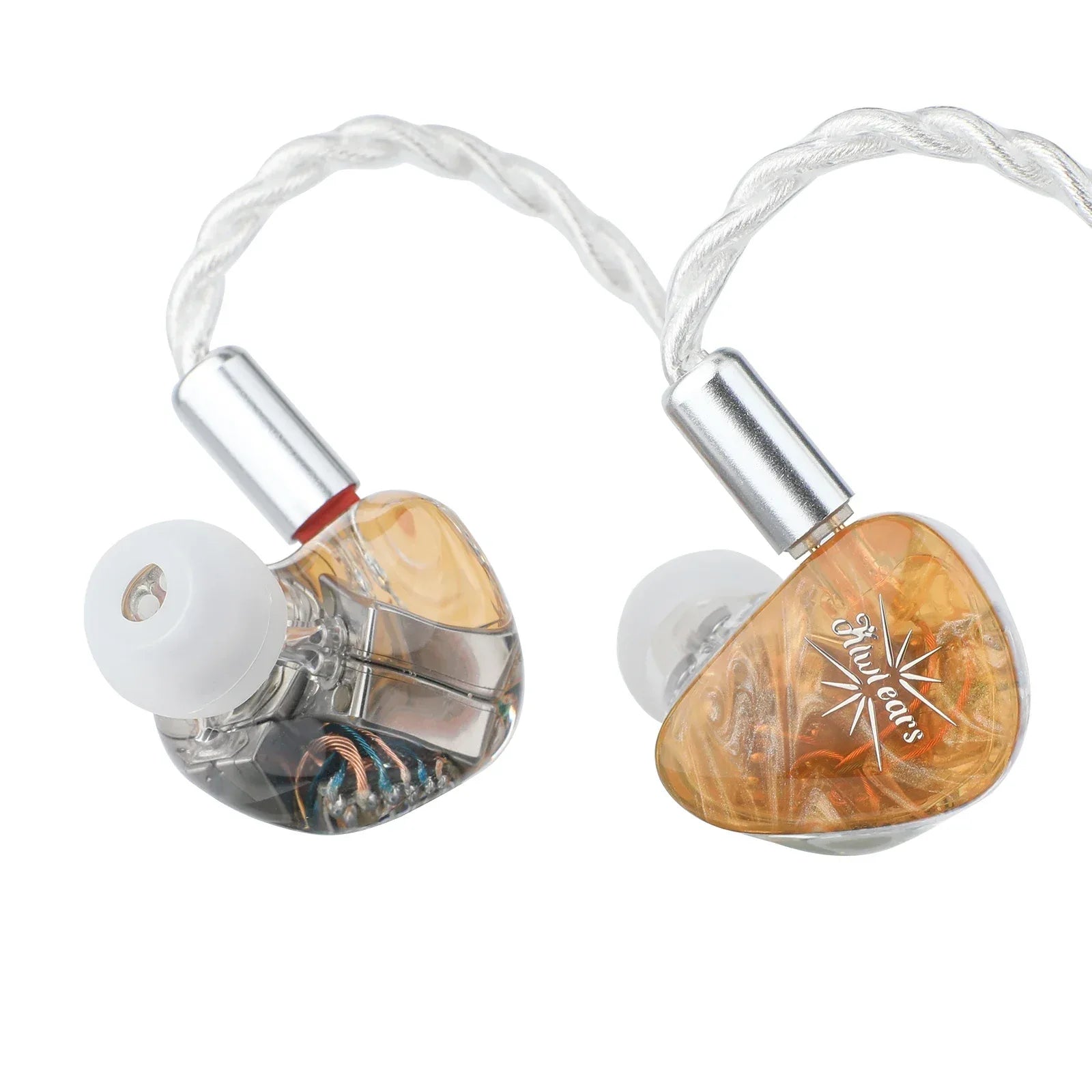 Kiwi Ears Orchestra Lite 8BA In-Ear Monitors by Tidesmit Orange Tidesmit