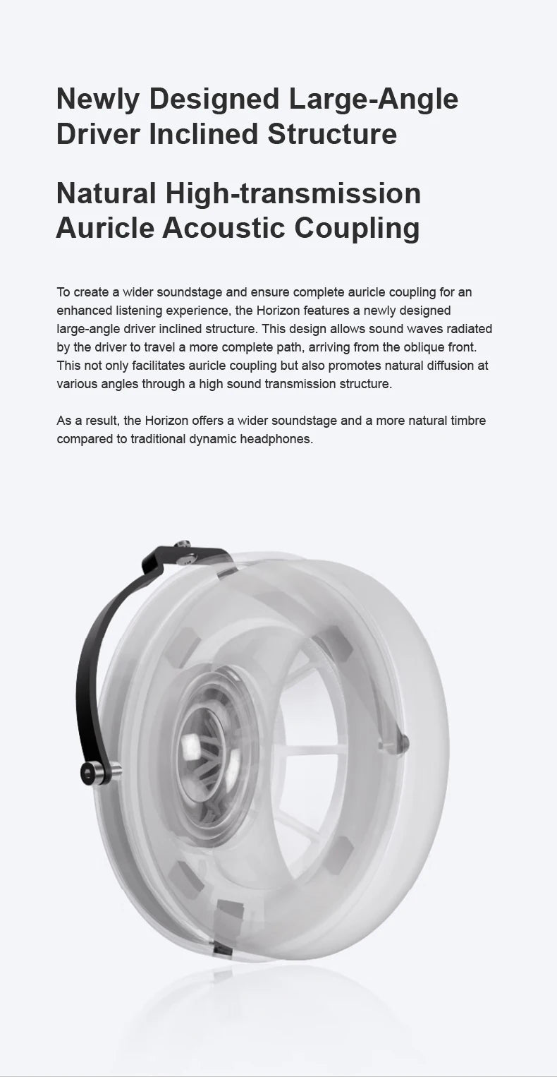 Moondrop Horizon Over-Ear Wireless Headphones with Active Noise Cancellation Tidesmit
