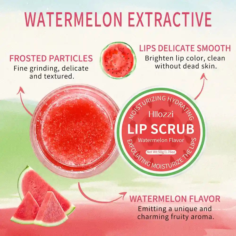 Fruit Lip Scrub Exfoliator - 50g Gentle Moisturizing Lip Treatment Lip Care Tidesmit