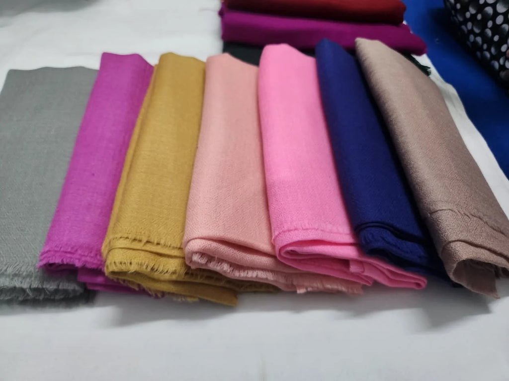 Luxury Soft Warm Lightweight Breathable All Seasons Muslim Women's Cashmere Long Scarves Stoles-Traditional Floral/Dot/Animal