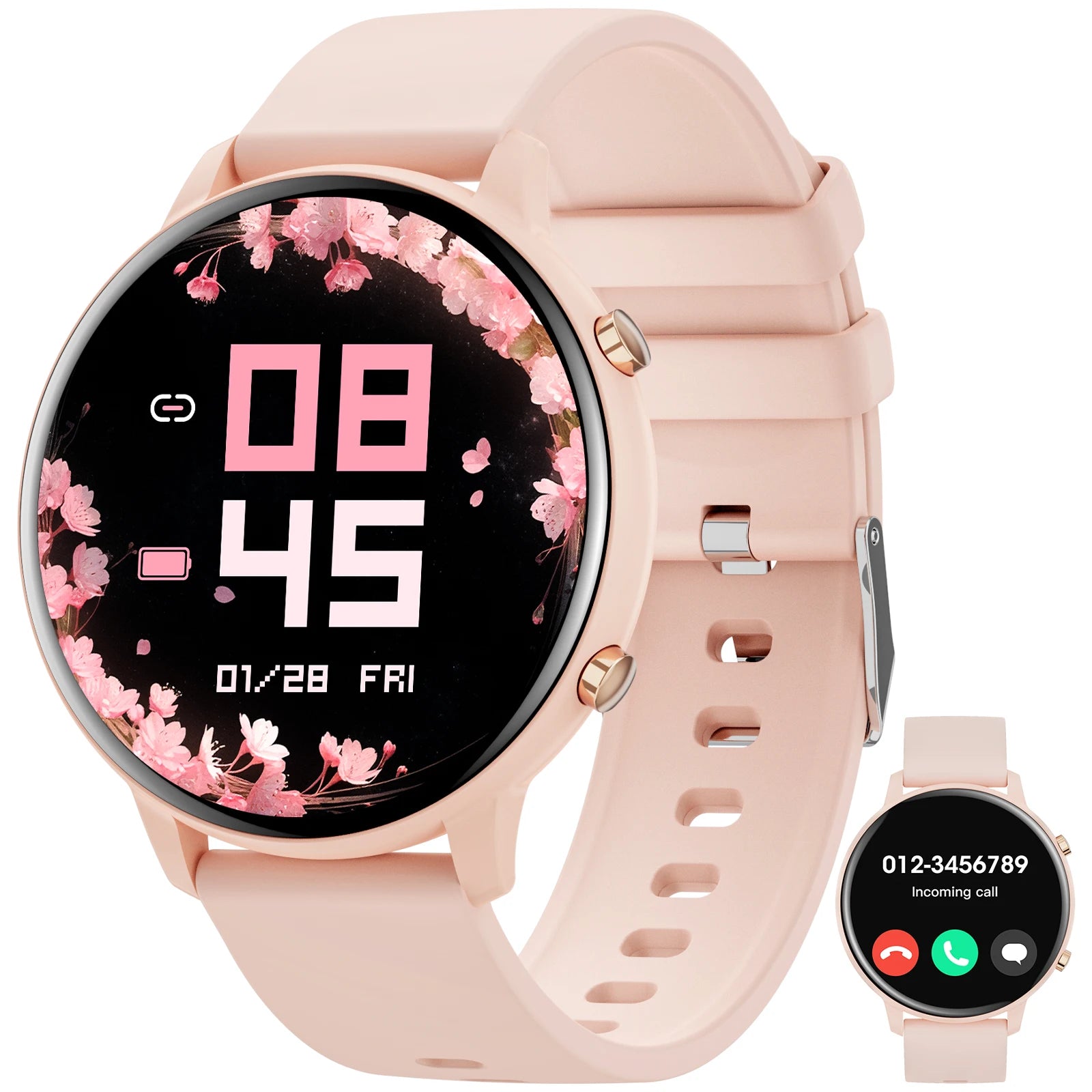1.39'' HD 360*360 Smart Watch Bluetooth Calling, BLE5.2 IP67 Waterproof Fitness Tracker, Real-time Heart Rate Multi-Sport