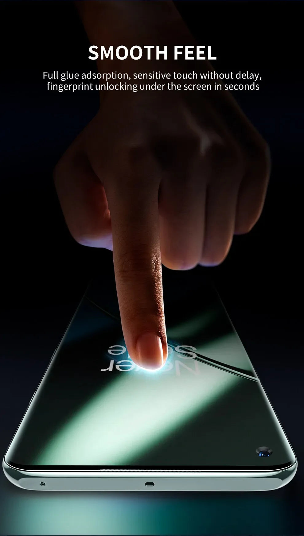 OnePlus 13 Screen Protector | 9H Hardness Anti-Fingerprint Glass Tidesmit