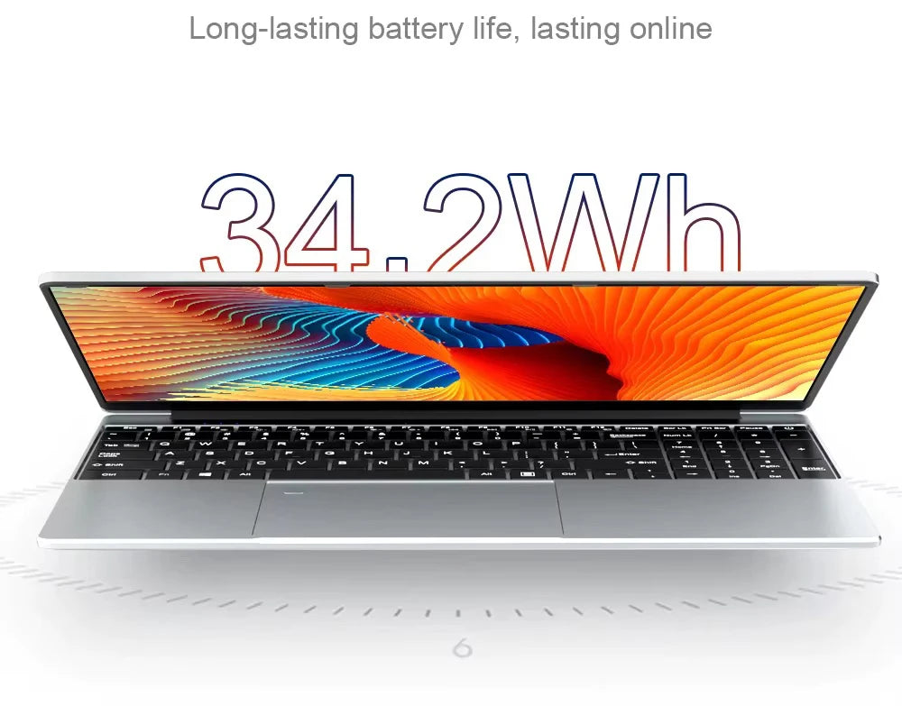 15.6" Windows 11 Pro Laptop Computer Intel Core i9 10980HK 16GB 1TB Laptops Office Computer Fingerprint Unlock Notebook PC