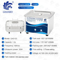 Tidesmit 1L ultrasonic cleaner with digital timer for jewellery, shaver, and glasses cleaning, 19th view.
