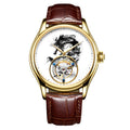 Classic Design 7011 Tourbillon Automatic Mechanical Watch Men Luxury Watch Manufacturer certified