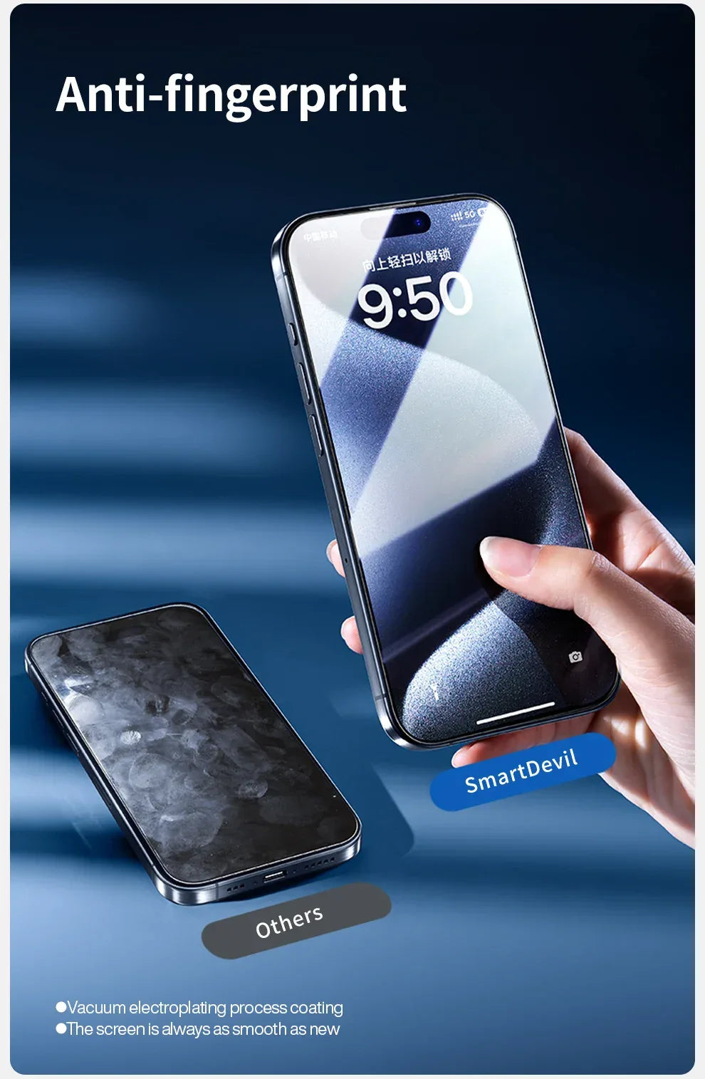 iPhone Screen Protector - 9H Hardness Tempered Glass for iPhone Series Tidesmit