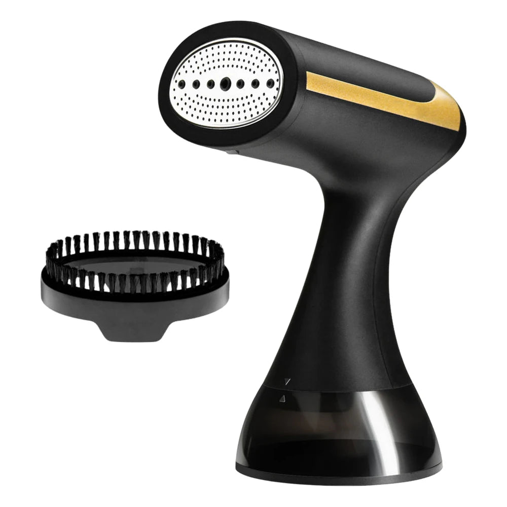 Tidesmit portable mini handheld garment steamer showcasing the sleek compact design for travel and home ironing