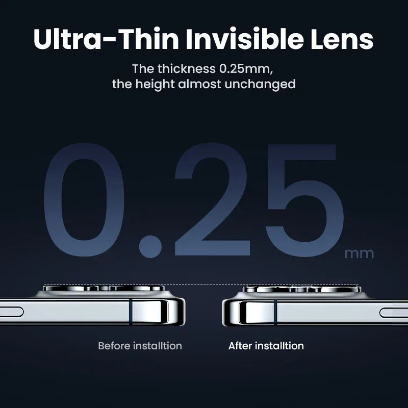 iPhone Camera Lens Protector - 9H Tempered Glass for Maximum Safety Tidesmit