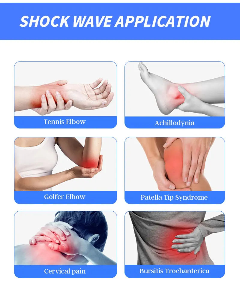 Shockwave Therapy Machine for Back Pain Relief - Tidesmit Professional Grade Massage Chairs Tidesmit