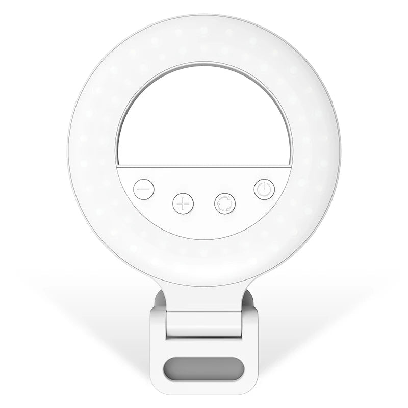 Jopree K5 Pro LED Rechargeable Selfie 5 Lighting Mode Phone Ring Light Mini Portable Clip on Fill Lights Tidesmit