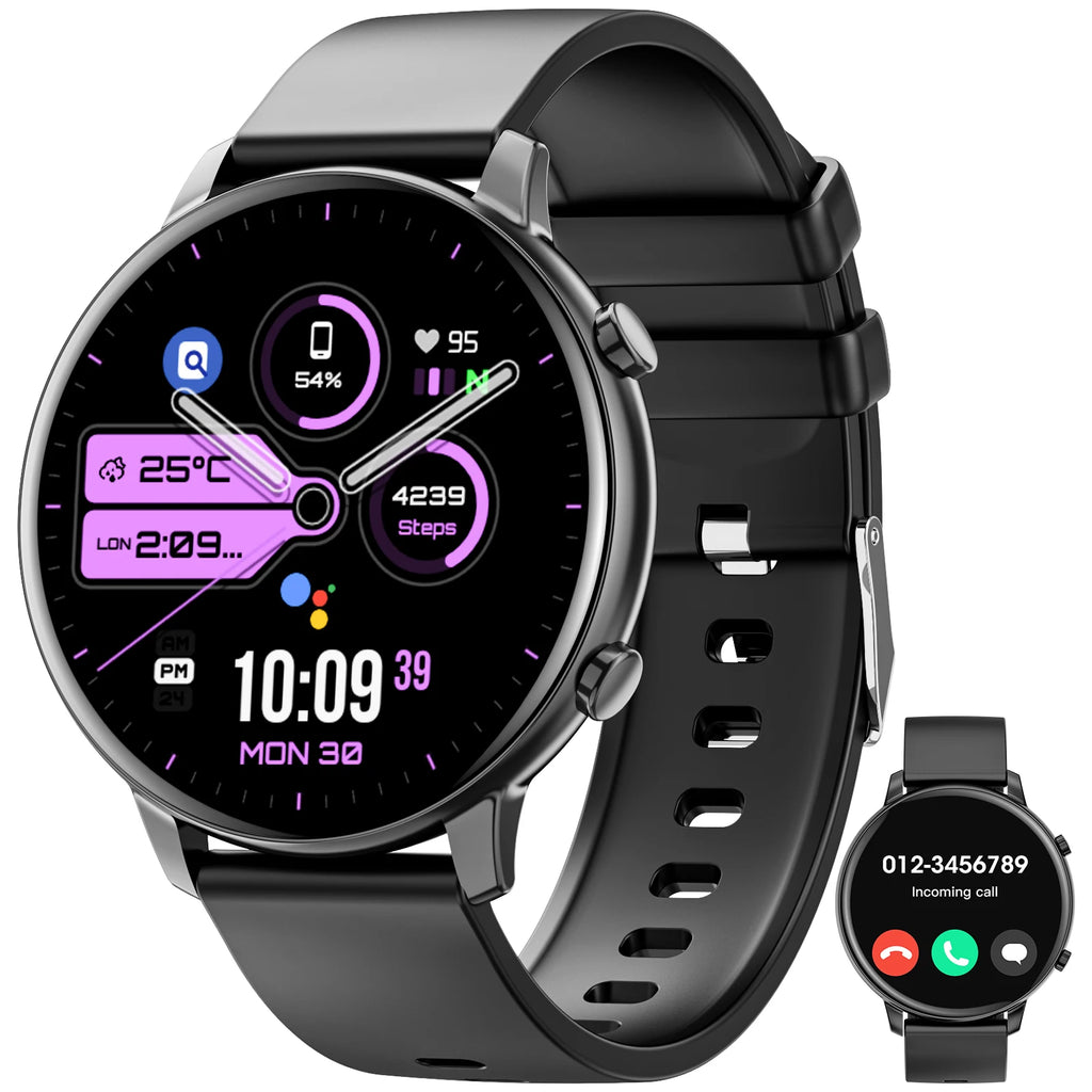 1.39'' HD 360*360 Smart Watch Bluetooth Calling, BLE5.2 IP67 Waterproof Fitness Tracker, Real-time Heart Rate Multi-Sport