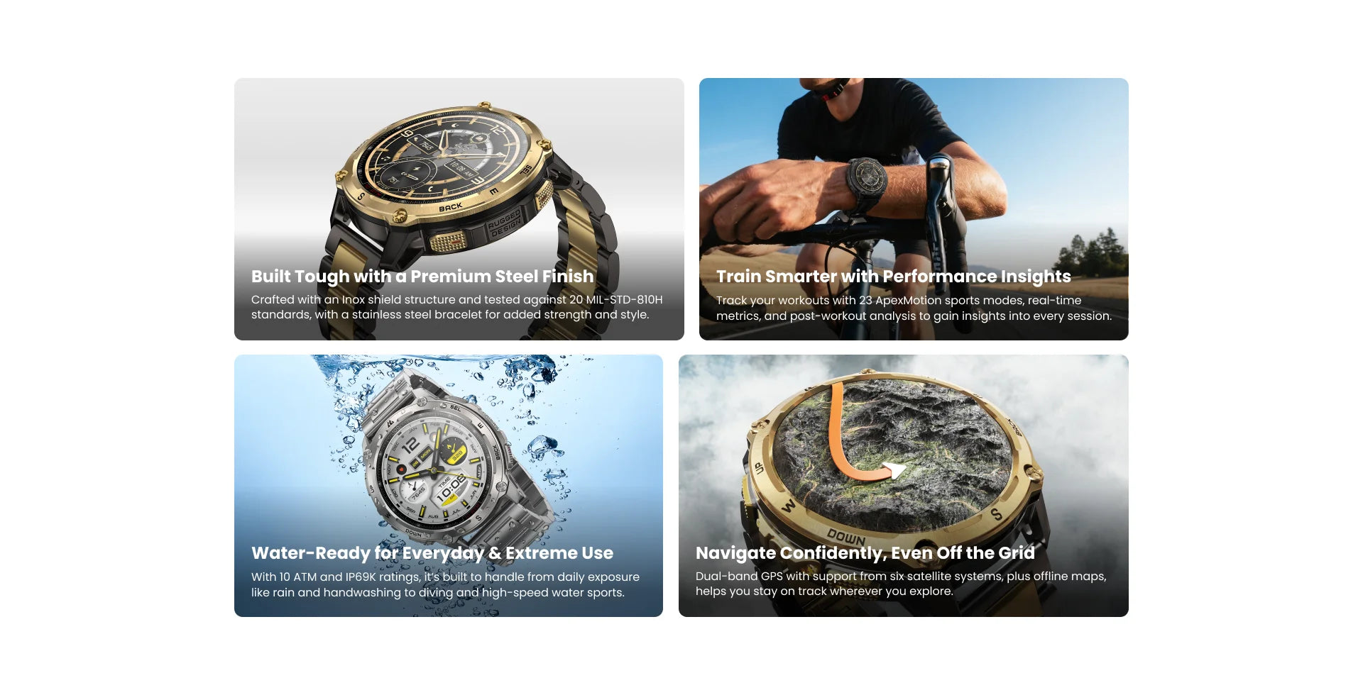 2026 New KOSPET Tank T4 SE Smart Watch for Men 6-Sat GPS Offline Maps 10ATM Waterproof Heart Rate Skiing Hiking for Android iOS