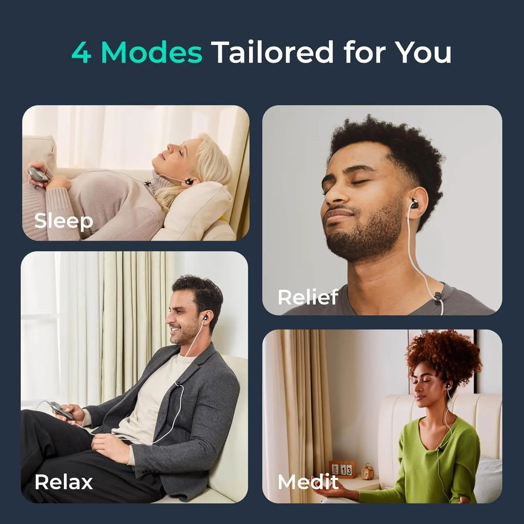 Vagus Nerve Stimulator for Sleep and Anxiety Relief | Tidesmit Relaxation Treatment Tidesmit