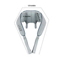 Shiatsu Neck and Shoulder Massager - Heated Deep Tissue Shawl (Grey) Back Massage Instrument grey france Tidesmit