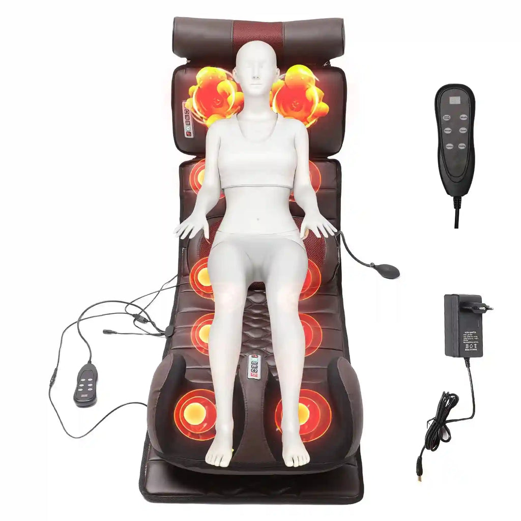 Full Body Electric Massage Mattress with Heat Therapy & Airbags Massage Cushion Tidesmit