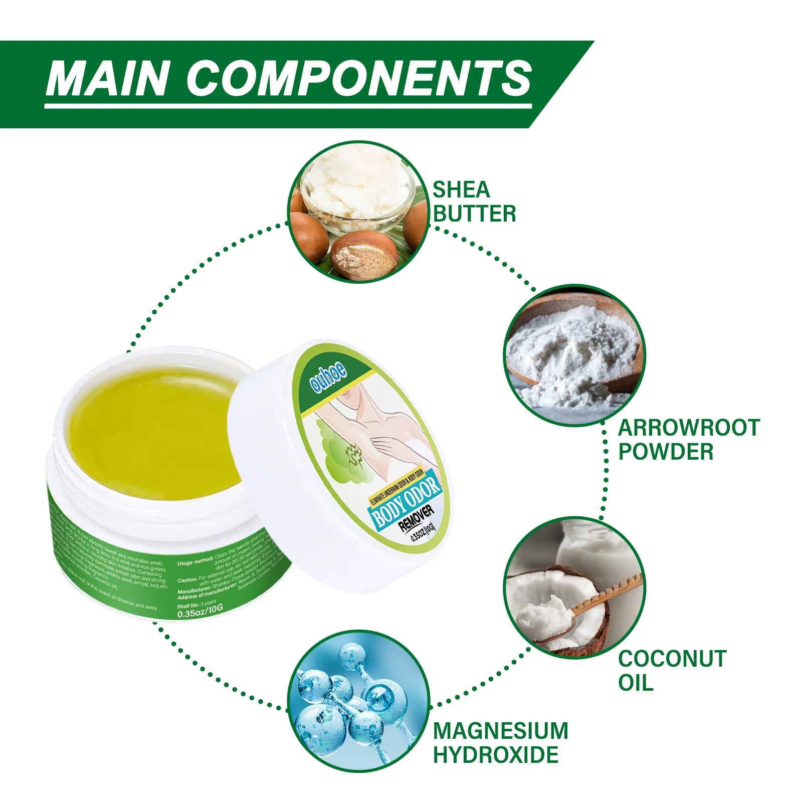 Tidesmit body odor remover cream, an underarm antiperspirant and refreshing cleanser for long-lasting odor protection.