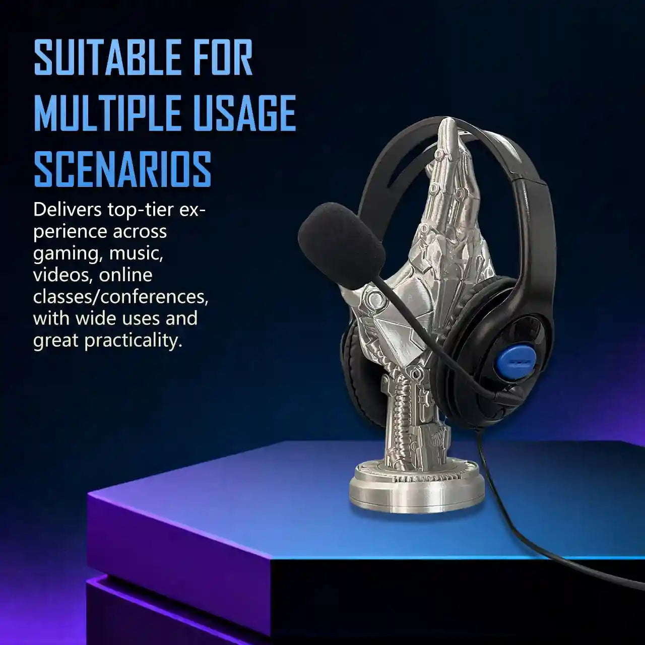 Wired Over-Ear Gaming Headphones - Noise-Canceling Black - Tidesmit Tidesmit