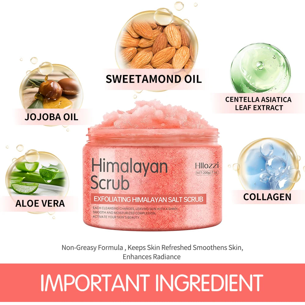 Himalayan Salt Scrub Exfoliating Treatment for Smooth Skin 300g Scrubs Treatments Tidesmit