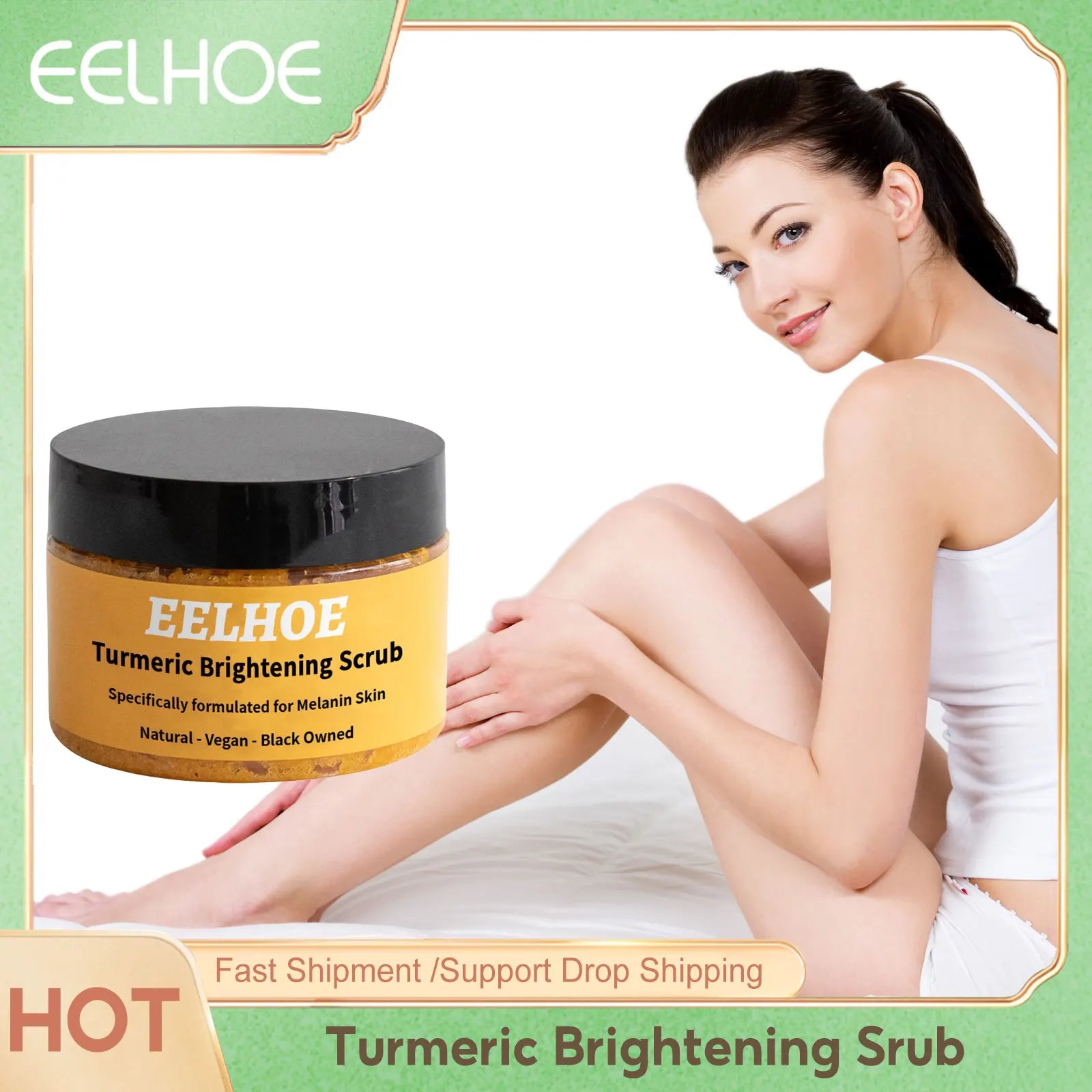 Turmeric Brightening Scrub for Dark Spots - Salon-Quality Glow Treatment Scrubs Treatments Tidesmit